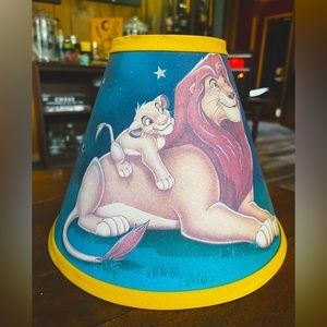 Vintage rare Disney Lion King Lamp Shade